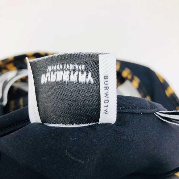 Burberry Sheld Leopard Print Logo Band Swimsuit - Picture 8 of 12